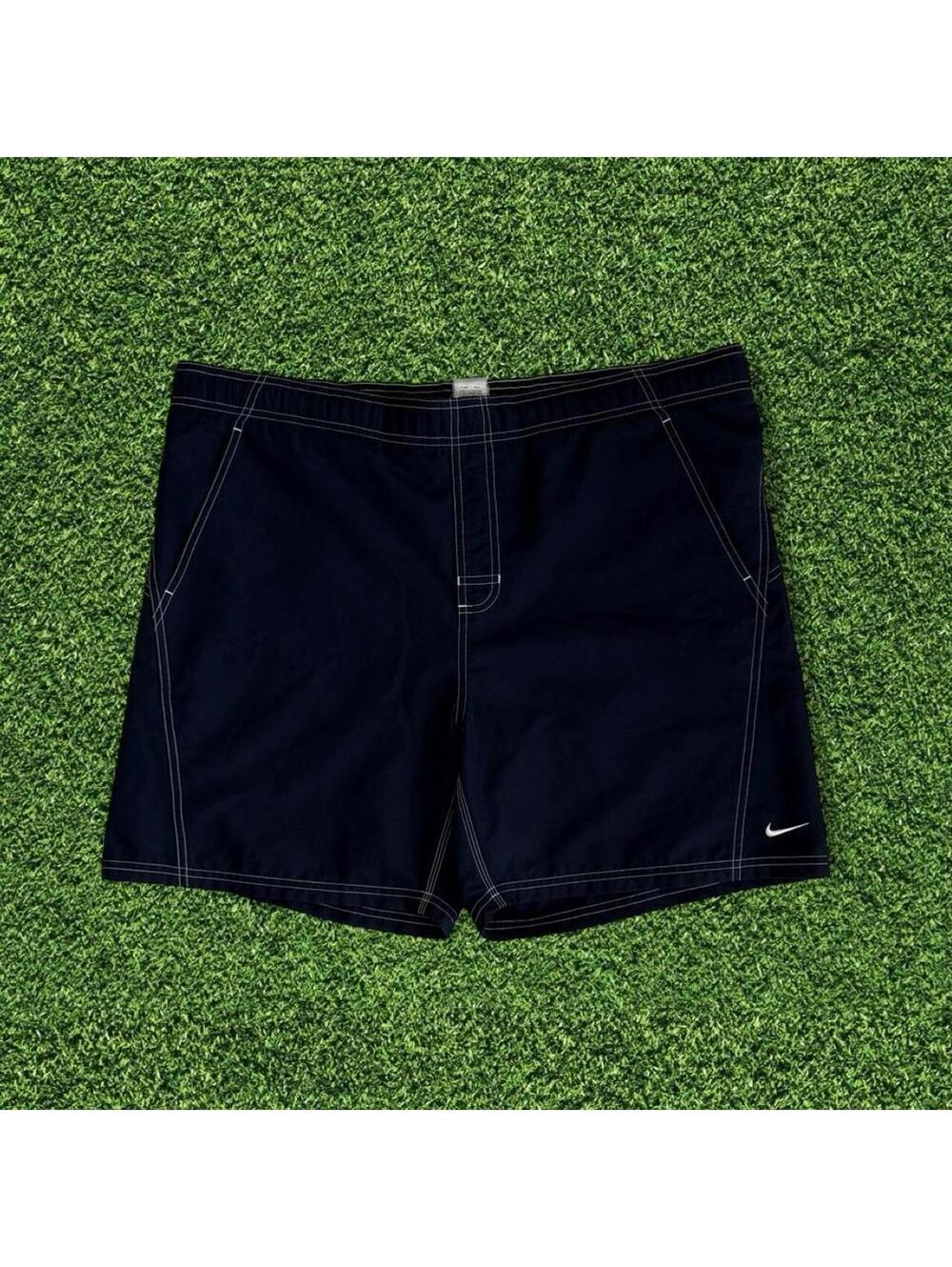 Vintage Y2K Nike Navy Shorts Grey Tag Size L
